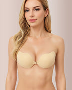 Willluxe® Breathable Push-Up Invisible Mango Sticky Bra