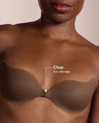 Willluxe® Seamless Deep-V Sticky Silicone Push-Up Bra