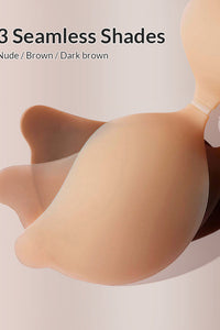Willluxe® Seamless Deep-V Sticky Silicone Push-Up Bra
