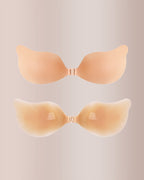 Willluxe® Seamless Deep-V Sticky Silicone Push-Up Bra