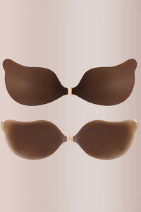 Willluxe® Seamless Deep-V Sticky Silicone Push-Up Bra