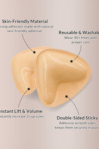Willluxe® V-Shape Double-Sided Adhesive Push-Up Bra Inserts