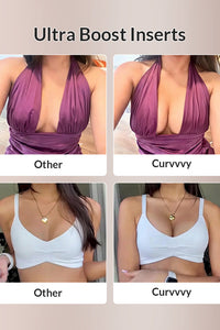 Willluxe® V-Shape Double-Sided Adhesive Push-Up Bra Inserts