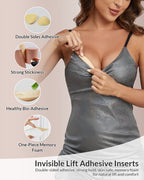 Willluxe® V-Shape Double-Sided Adhesive Push-Up Bra Inserts
