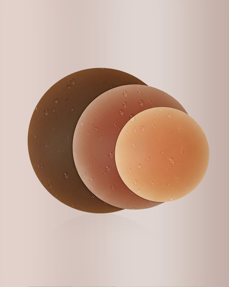 Willluxe® Seamless Silicone Nipple Covers with Non-Adhesive Center
