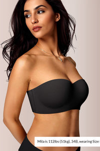 Willluxe® Back Smoothing Strapless Wireless Multiway Support Bra