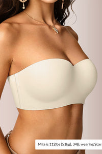 Willluxe® Back Smoothing Strapless Wireless Multiway Support Bra