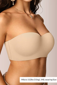 Willluxe® Back Smoothing Strapless Wireless Multiway Support Bra