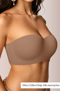 Willluxe® Back Smoothing Strapless Wireless Multiway Support Bra