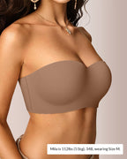 Willluxe® Back Smoothing Strapless Wireless Multiway Support Bra