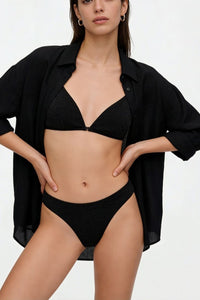 Willluxe® French Triangle Bra in Ultralight Microfiber with Ultra-Thin Straps and Front Closure