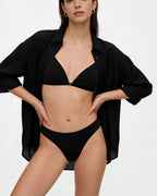Willluxe® French Triangle Bra in Ultralight Microfiber with Ultra-Thin Straps and Front Closure