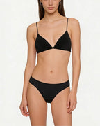 Willluxe® French Triangle Bra in Ultralight Microfiber with Ultra-Thin Straps and Front Closure