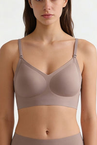 Willluxe® Soft Triangle Bralette Invisible Low Back with Multiple Tie Styling Options