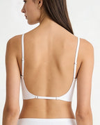 Willluxe® Soft Triangle Bralette Invisible Low Back with Multiple Tie Styling Options