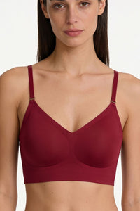 Willluxe® Soft Triangle Bralette Invisible Low Back with Multiple Tie Styling Options