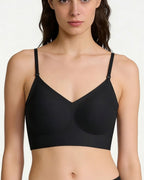 Willluxe® Soft Triangle Bralette Invisible Low Back with Multiple Tie Styling Options