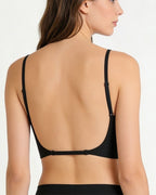 Willluxe® Soft Triangle Bralette Invisible Low Back with Multiple Tie Styling Options