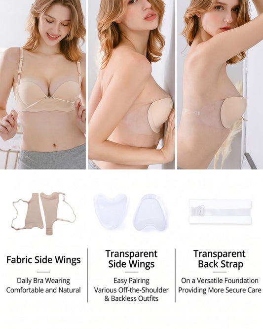 WILLLUXE® Miss Double Invisairpad Bra/Invisible Bra Inflatable