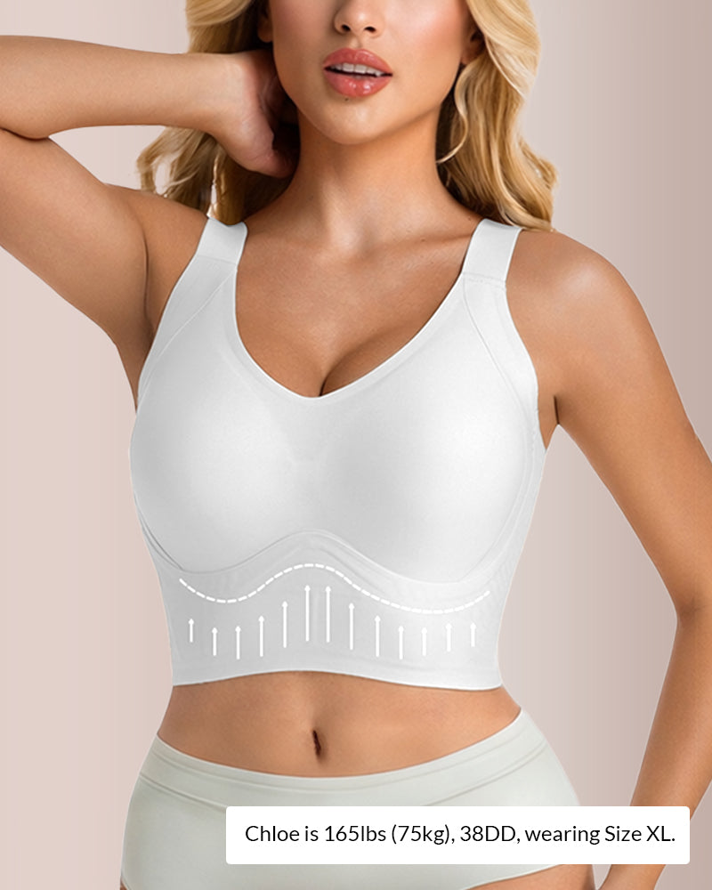 Willluxe® Ultimate Back Smoothing Plus Size Bra With Wide Straps