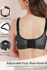Willluxe® Full Coverage Floral Lace Push-Up Shaping Bra