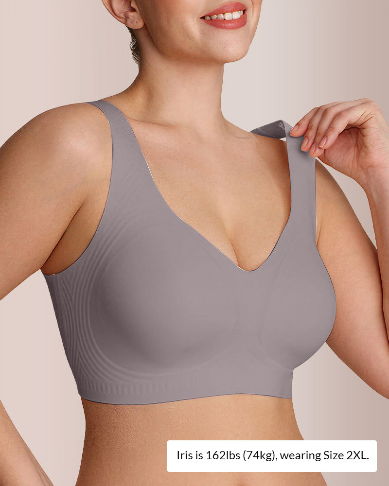 Willluxe® Plus Size Full Coverage Seamless Minimizer Bra
