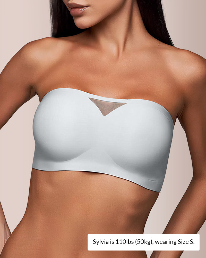 Willluxe® Seamless Anti-Slip Strapless Bandeau Bra