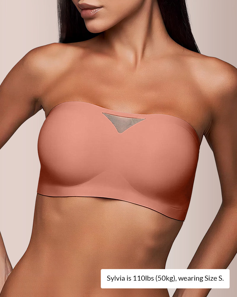 Willluxe® Seamless Anti-Slip Strapless Bandeau Bra