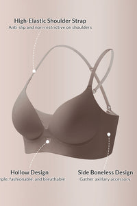Willluxe® Seamless U-Back Wireless 3D Push-Up Bra
