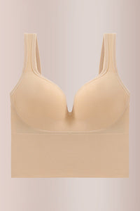 Willluxe® Seamless Deep-V Shaping Bra With Wide Straps