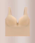 Willluxe® Seamless Deep-V Shaping Bra With Wide Straps