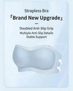 Willluxe® Chrysanthemum Cup Soft Support Strapless Bralette