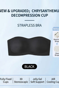 Willluxe® Chrysanthemum Cup Soft Support Strapless Bralette