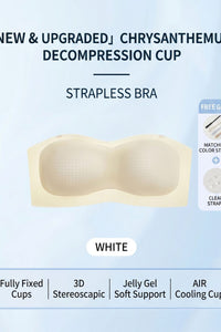 Willluxe® Chrysanthemum Cup Soft Support Strapless Bralette