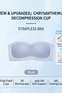 Willluxe® Chrysanthemum Cup Soft Support Strapless Bralette