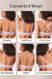Willluxe® Strapless Anti-Slip Bandeau Bra Plus Size Seamless Support