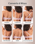 Willluxe® Strapless Anti-Slip Bandeau Bra Plus Size Seamless Support