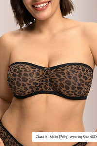 Willluxe® Strapless Anti-Slip Bandeau Bra Plus Size Seamless Support