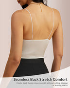 Willluxe® French Silk Satin Camisole - Wire-Free Triangle Bralette