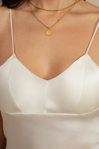 Willluxe® French Silk Satin Camisole - Wire-Free Triangle Bralette