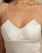 Willluxe® French Silk Satin Camisole - Wire-Free Triangle Bralette