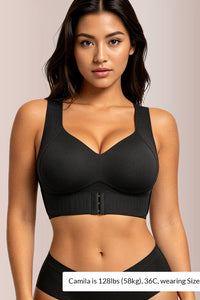 Willluxe® Seamless Posture Corrector Wireless Bra - Front Closure Lift & Support