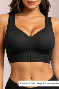 Willluxe® Seamless Posture Corrector Wireless Bra - Front Closure Lift & Support