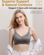 Willluxe® Seamless Molded Cup Sculpting Jelly Support Bra