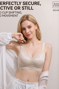 Willluxe® Seamless Molded Cup Sculpting Jelly Support Bra