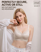 Willluxe® Seamless Molded Cup Sculpting Jelly Support Bra