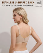 Willluxe® Seamless Molded Cup Sculpting Jelly Support Bra