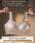 Willluxe® Seamless Molded Cup Sculpting Jelly Support Bra