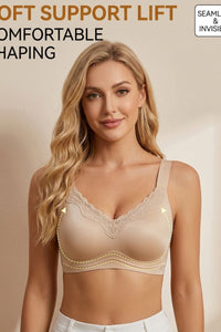 Willluxe® Seamless Molded Cup Sculpting Jelly Support Bra