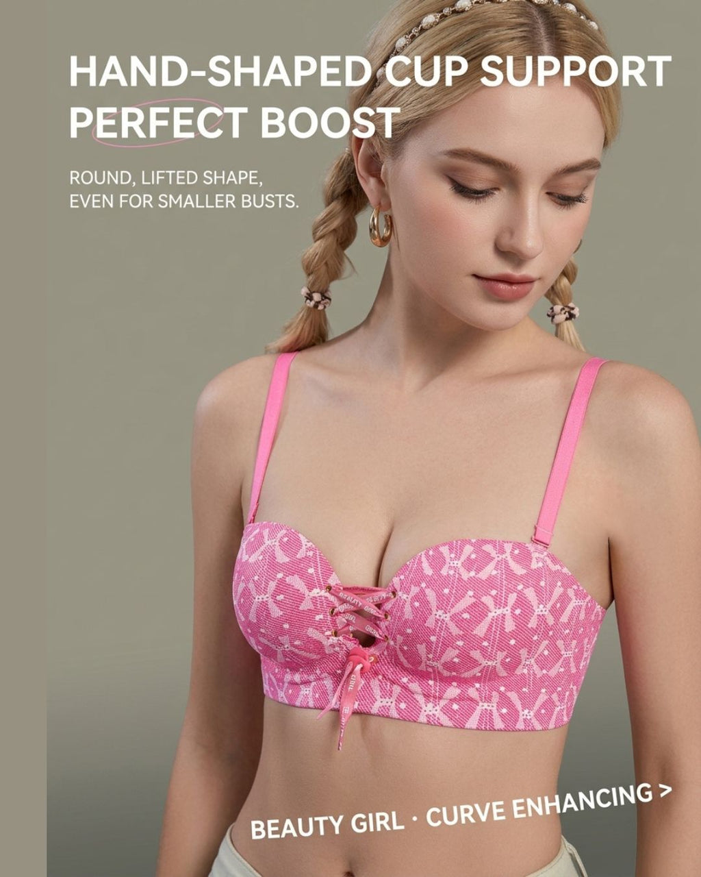 Willluxe® Seamless Wireless Push-Up Support Bra